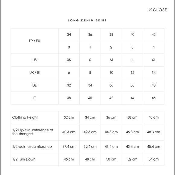 Maje black denim maxi skirt with a slit in the back - size 36 (S) - Picture 11 of 12